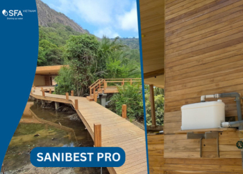 Sanibest Pro - Effective Wastewater Pumping Solution for the Premium YOGA Area at Sixsenses
